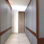 Walk-in wardrobe interior design for luxury home by residential interior designers in Delhi, modern wardrobe design with storage planning