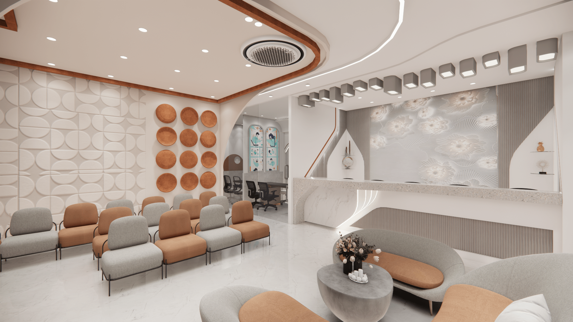 Starmax Clinic interior design project by Amartya Architects